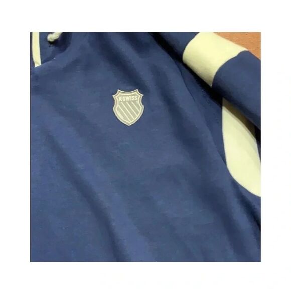 K-Swiss Blue and White Women Jacket Size XXL - Picture 2 of 8